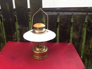 X246 All Brass Flat Cage Tilley lamp Pork Pie Tank paraffin pressure oil lantern