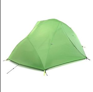 2 Persons Outdoor Waterproof Green Camping Hiking Double Lining Tent *