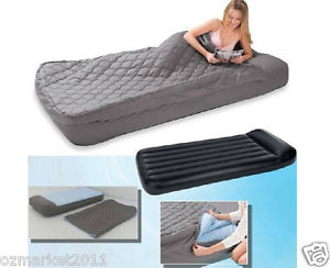 Comfortble Grey Plastic Cement L193*W91*H25CM Single Sleeping Bag Inflatale Bed