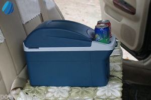 8L Blue Portable Dual Purpose Car / Home Cold And Warm Refrigerator-01