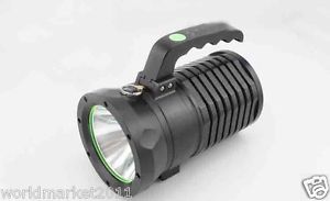 Aluminum Alloy Bright Light Long Shots Waterproof Flashlight Torch Lamp Black &$