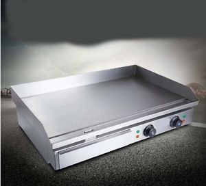 Commercial Teppanyaki 3000W Grill Hot Plate BBQ Stainless Steel Electric Grill *