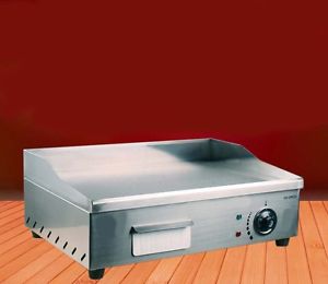 Commercial Sizzling Squid Countertop Hot Plate Stainless Steel Electric Grill *