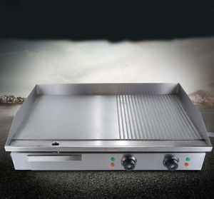 Commercial Teppanyaki 4400W Grill Hot Plate BBQ Stainless Steel Electric Grill *