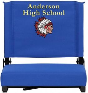 Flash Furniture Personalized Embroidered Game Day Seats By Flash With Seat,