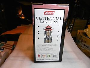 Rare 100 Yr. Coleman Centennial Lantern Feb.  2001 Un-fired With Box and Papers