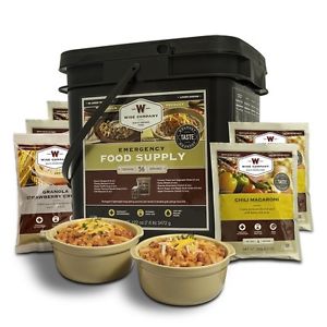 Wise Company 56 Serving Grab n Go Bucket Unplanned Emergency Survival Camping