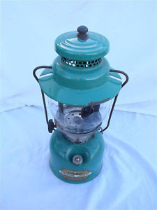 VTG Coleman Model 234 Seafoam Green Single Mantle Lantern