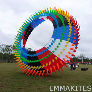 SUPER 16ft Bol Rainbow Ring Halo for Show Kites Line Laundry Outdoor Festival