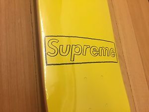 KAWS X SUPREME BOX LOGO DECK S/S 2011 NEW skateboard sweatshirt t shirt