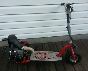 GOPED CUSTOM 40MPH SCOOTER,honda ruckus,metal mulisha,west coast choppers,custom