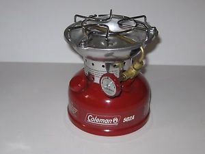 Rare Red Coleman 502 A Classic Sportster Single Burner Stove MINT Vintage 9/97