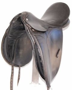 17" COUNTY DRESSAGE SADDLE (SO14009), FULL CALF LEATHER!! - DWC