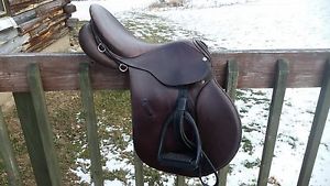 17" M Tree Lemetex Stylist Jump Saddle (Corbette) Tall Long Leg Riders!