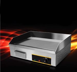 Commercial Grilled Beef Steak Grill Hot Plate Stainless Steel Electric Grill *