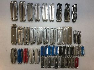 Leatherman multi tool, Wave, Skeletool, etc - lot of 49