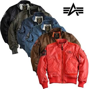 Alpha Industries Giacca Uomo Engine giacca Bomber MA1 Inverno Men S bis 5XL NEU