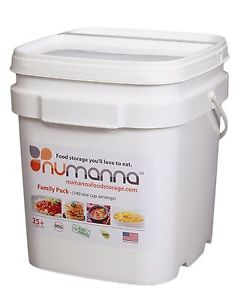 NuManna INT-NMFP 144 Meals Emergency Survival Food Storage Kit Separate Ratio...