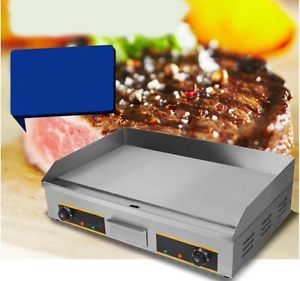 Commercial Teppanyaki Grill Thickened Hot Plate Stainless Steel Electric Grill *