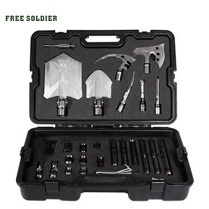 FREE SOLDIER Outdoor Toolbox Shovel Multifunction Tool Kit