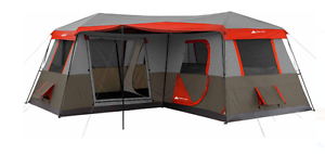 Ozark Trail 12 Person 3 Room L-Shaped Instant Cabin Tent