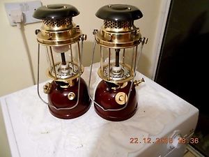 2 Bialaddin 300X Vapalux Lamp Paraffin Kerosene Oil Antique Lantern Tilley