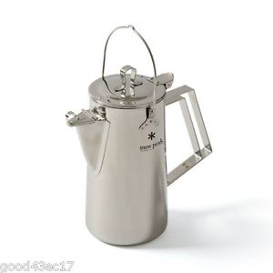 Snowpeak High Quality Classic Kettle 1.8L Stainless camp bonfire coffee strong