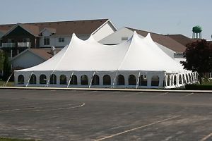 60'x90', B+ GRADE, white, wedding, Commercial, pole, Party, TENT, Anchor Century