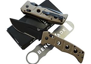 Benchmade 275SBKSN Adamas AXIS Lock Folder w/ Free Benchmade Bottle Opener