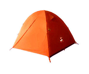 NEW Camping/Outdoor 2 Person Double-layer Waterproof Camping orange Tent