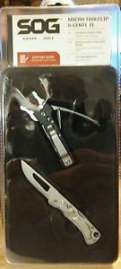 NEW Lot 10 SOG Micro Toolclip&Centi II Lockback Pocket Knife Keychain Multi-Tool