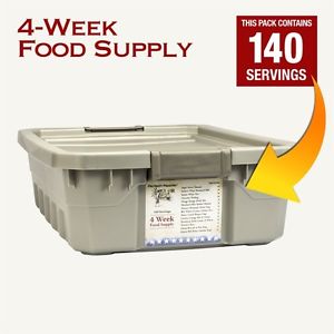 My patriots one month food supply [25 yr shelf life]