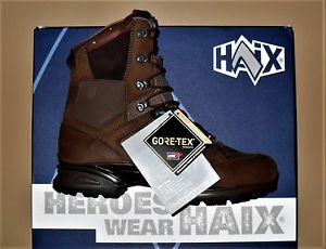 Haix Nepal Pro Einsatzstiefel Kampfstiefel GORETEX Wanderschuhe Gr.43 braun