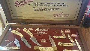 schrade scrimshaw knives