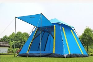 3-4 Persons POP UP Outdoor Waterproof Beach Camping Hiking Tent #