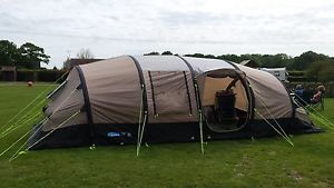 Kampa southwold 8 man air beam inflatable tunnel tent