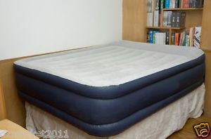 2-colored PVC L203cm*W157cm Pile Coating Double Mattress/Air/Inflatale Bed 67736