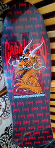 Vintage Caballero dragon/bats MINI skateboard, original/not reissue, brand new