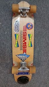 Vintage SIMS HARDCORE 1978 Skateboard Complete Original Dogtown