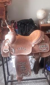 Todd Slone saddle 1999 champion all around cowgirl