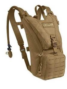 CamelBak Ambush 3L Military Antidote Short Hydration Pack - Coyote *USA Brand