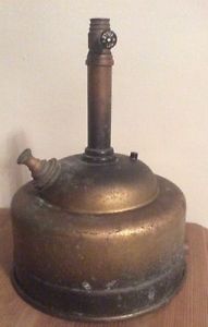 Rare Vintage Short Steam Pork Pie Table Tilley Lamp Lantern