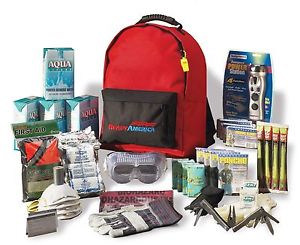 Deluxe 4 Person Emergency Kit Disaster First Aid Preparedness Hiking Camp