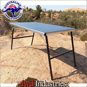 Eeziawn K9 Stainless Steel Camping Table XLarge 750W x 1160L x 40H K9A-145X