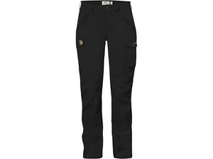 Fjällräven Nikka Curved Trousers elastische Hose Outdoor Damen schwarz black