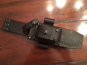 Wolf Wind Leatherworks Wolf III Leather Sheath w/Fallkniven A1