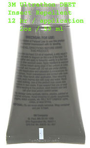 48 TUBES - 3M Ultrathon Insect / Arthropod Repellent Lotion, 2 oz 33% DEET