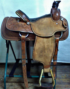 Crates Mike Beers 15" Roping Saddle # 9120-2