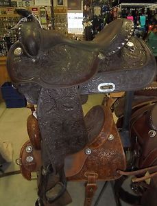 16" CIRCLE Y SHOW WESTERN SADDLE 3 1074