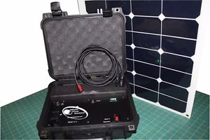 Portable Solar Generator 300W 120VAC & 12VDC Power for the Home, Road, & Field